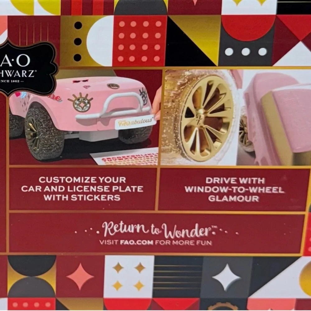 FAO Schwarz Melrose The SUV Remote Control Car: Battery-Powered Pink RC Vehicle